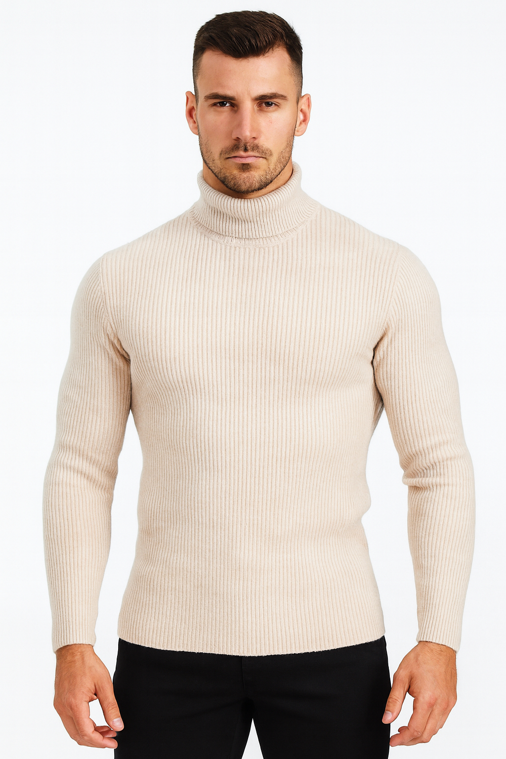 Fortis Miles - Miesten Korkeakauluksinen Neule