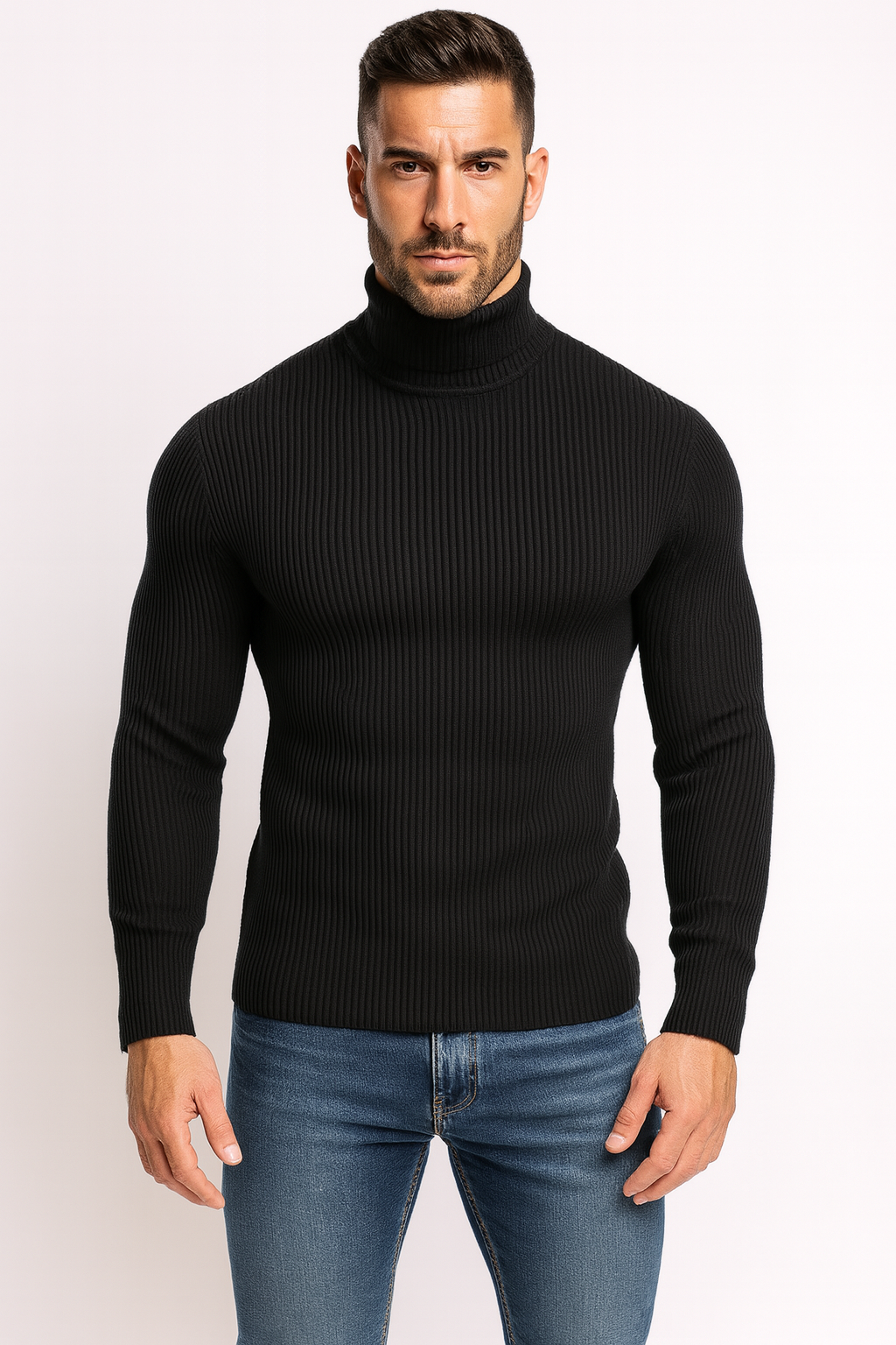 Fortis Miles -  Miesten Korkeakauluksinen Neule