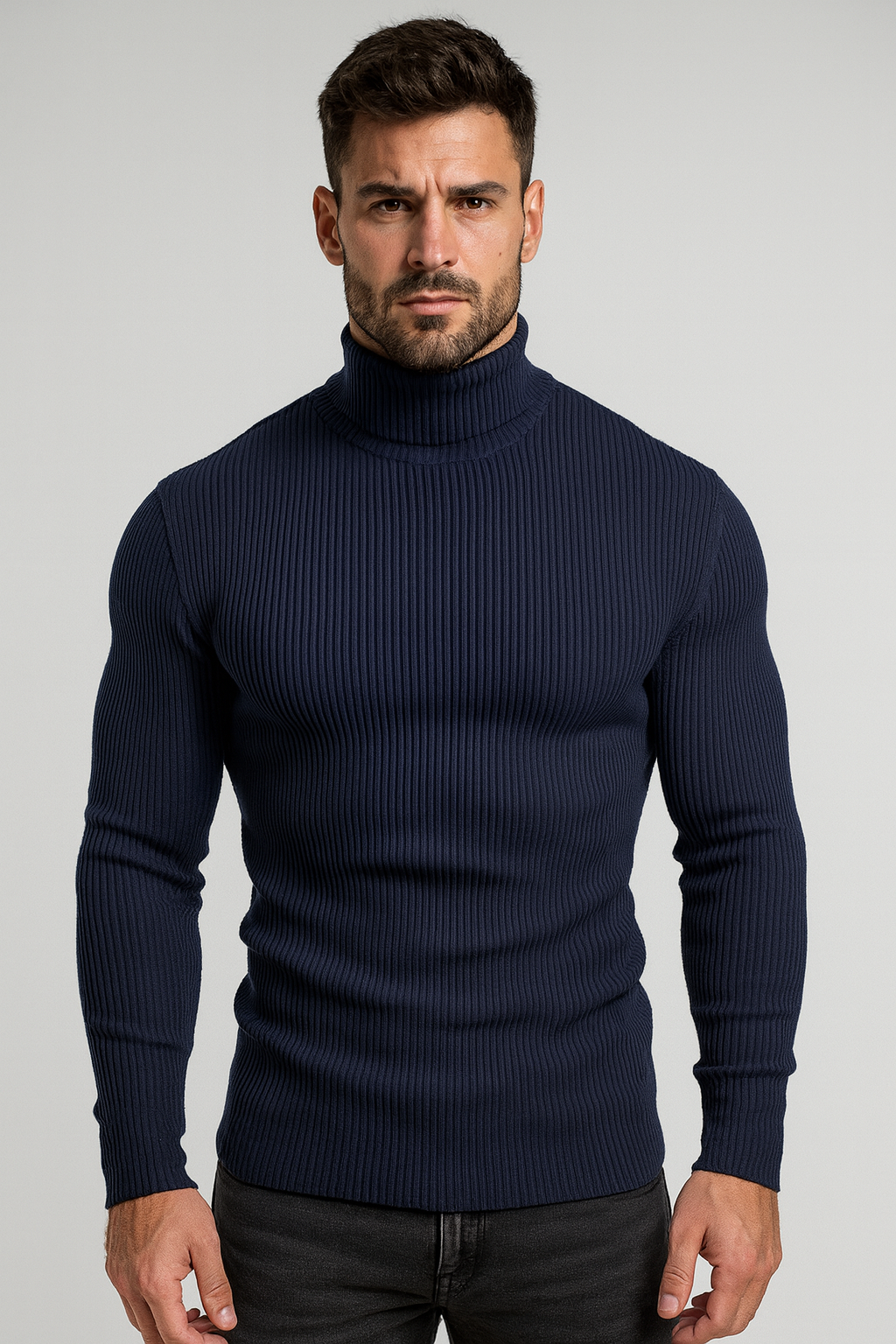 Fortis Miles -  Miesten Korkeakauluksinen Neule