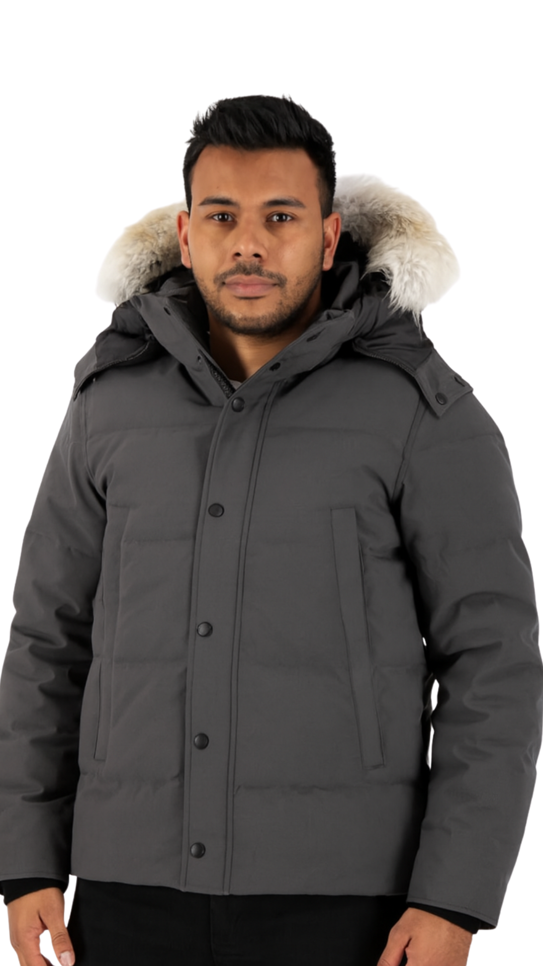 Fortis Miles - Miesten Karvahupullinen Talvitakki