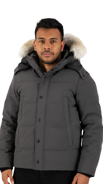 Fortis Miles - Miesten Karvahupullinen Talvitakki