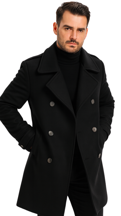 Fortis Miles - Miesten Tyylikäs Villakangastakki