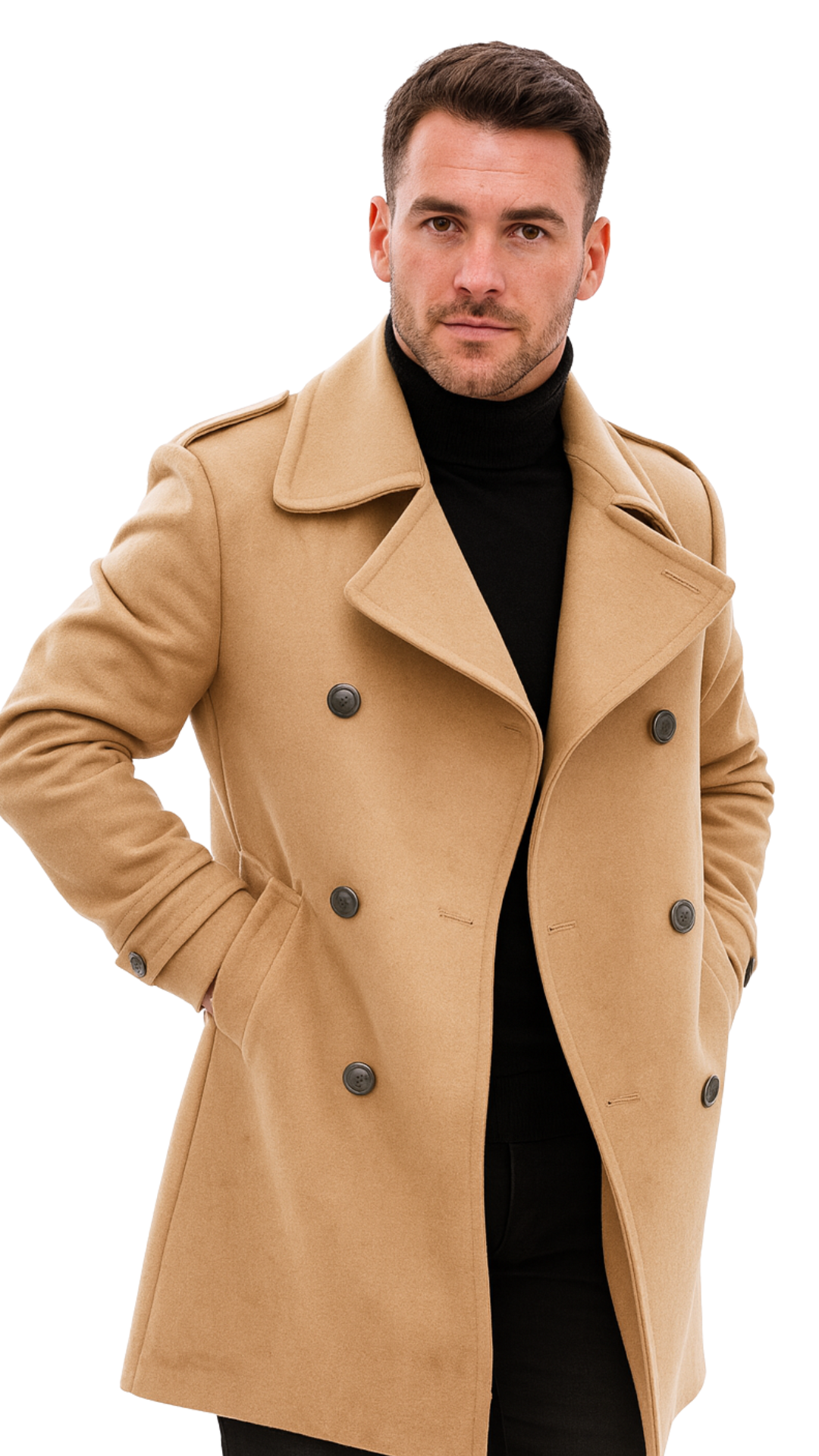 Fortis Miles - Miesten Tyylikäs Villakangastakki