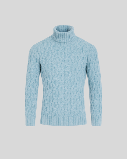 Fortis Miles - Miesten Klassinen Korkeakauluksinen Neulepusero