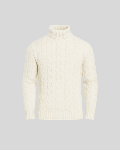 Fortis Miles - Miesten Klassinen Korkeakauluksinen Neulepusero