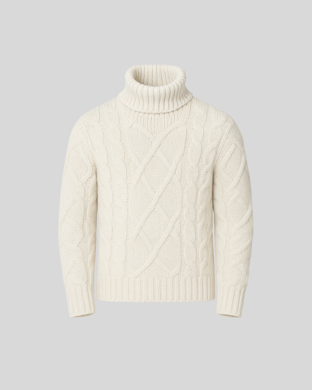 Fortis Miles - Miesten Paksu korkeakauluksinen Neulepusero