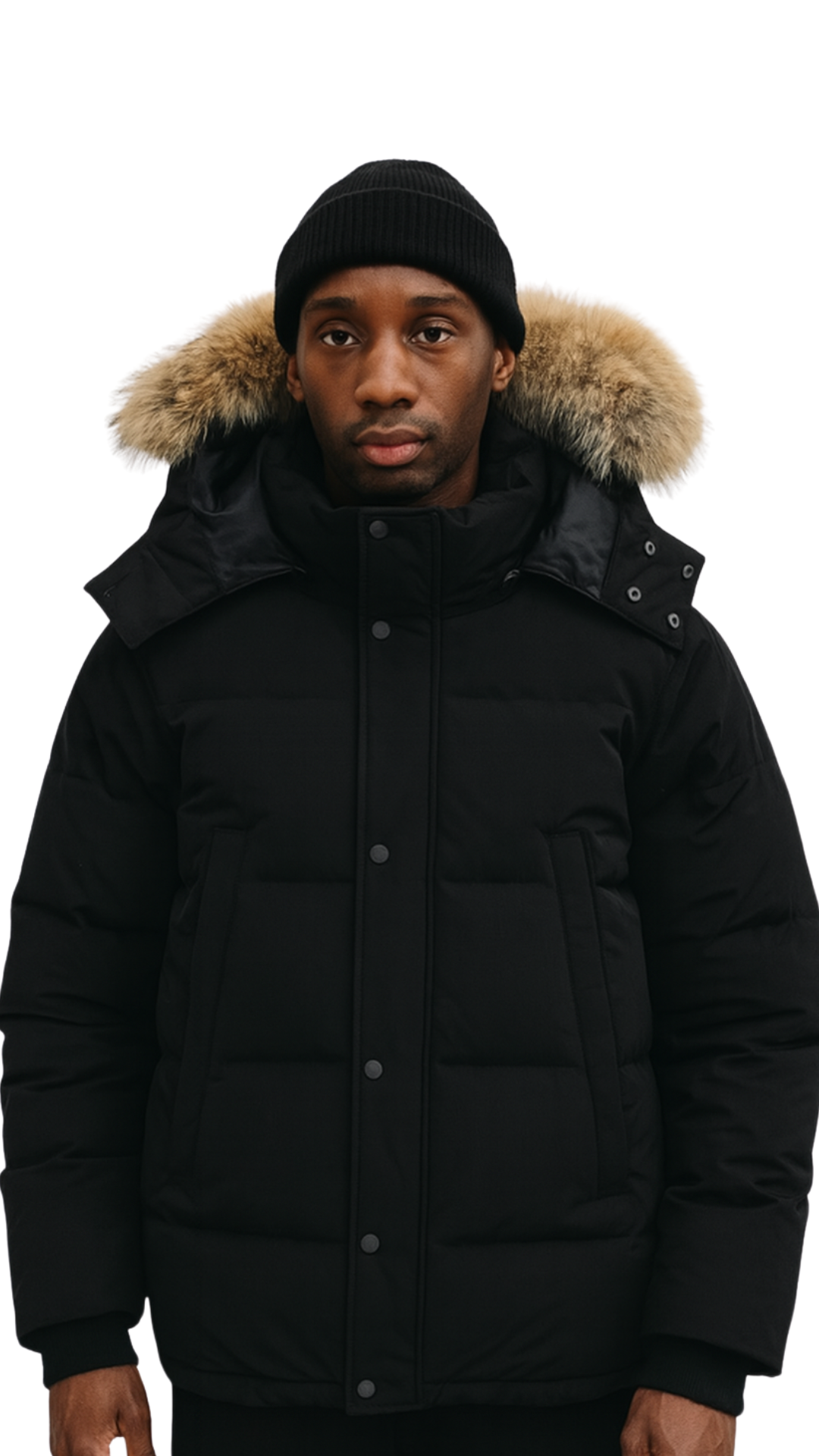 Fortis Miles - Miesten Karvahupullinen Talvitakki